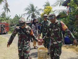 Atasi Dampak Kekeringan Kodam XII/Tpr Salurkan Bantuan Air Bersih Masif Di Kalbar
