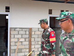 Pastikan Berjalan Lancar Dan Tepat Sasaran Danrem 121/Abw Tinjau Pembangunan Sumur Bor Dan MCK 