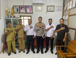 Kunker Ke Desa Mentonyek Kapolsek Mempawah Hulu Perkuat Sinergitas Ketahanan Pangan Dan Antisipasi Karhutla