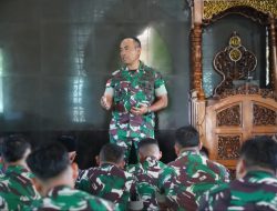Mohon kelancaran Dalam Latihan Operasi Terintegrasi TNI Tahun 2026 Korem 121/Abw Gelar Doa Bersama