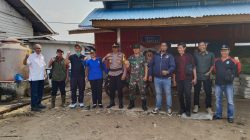 Antisipasi Musim Kemarau Kapolsek Sebangki Bersama Forkopimcam Tinjau Kesiapan Penanggulangan Karhutla