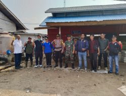 Antisipasi Musim Kemarau Kapolsek Sebangki Bersama Forkopimcam Tinjau Kesiapan Penanggulangan Karhutla