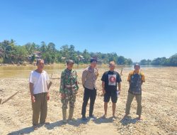 Polsek Nanga Tayap Bersama Koramil Dan Perangkat Desa Cek Lokasi Peti Di Desa Mensubang
