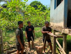 Perkuat Fasilitas Ibadah Satgas TMMD Rehab MCK Gereja GKII Imannuel Di Ulak Pauk