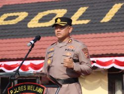 Kapolres Melawi Pimpin Upacara PTDH Tiga Personel Tegaskan Tidak Ada Toleransi Terhadap Pelanggaran