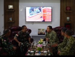 Danrem 121/Abw Terima Kunjungan Tim Audit Ketaatan Dan Kinerja Itjen TNI Periode III Tahun Anggaran 2026 Di Makorem 121/Abw
