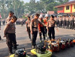 Pimpin Apel Gelar Pasukan Karhutla Dir Samapta Polda Kalbar Tekankan Kesiapsiagaan