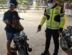 UKL Polres Ketapang Gelar Oprasi Knalpot Brong Dan Balap Liar Di Kota Ketapang
