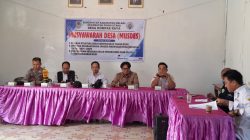 Bhabinkamtibmas Hadiri Musdes Rembuk Stunting Dan Penyusunan RKPDes 2027 Desa Kompas Raya