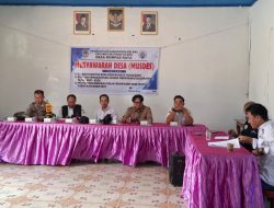 Bhabinkamtibmas Hadiri Musdes Rembuk Stunting Dan Penyusunan RKPDes 2027 Desa Kompas Raya