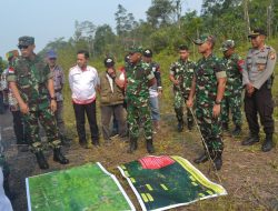 Dandim 1208/Sambas Dampingi Pangdam XII/TPR Tinjau Lokasi Pembangunan Batalyon Teritorial Pertempuran Di Kabupaten Sambas