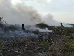 Bersama Tim Gabungan Polres Ketapang Laksanakan Groundcheck Titik Hotspot Karhutla Di Wilayah Sungai Melayu Dan Tumbang Titi