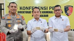 Kembali Ungkap Aktivitas Tambang Ilegal Polda Kalbar Amankan 13 Tersangka Dan Sita 3,4 Kg Emas