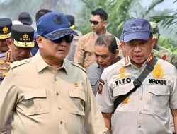 Kapolda Kalbar Sambut Kunjungan Presiden Prabowo Dan Kapolri Untuk Tinjau Penanganan Karhutla Di Kalbar