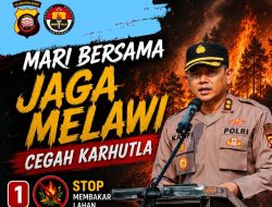 Kapolres Melawi Ajak Masyarakat Bersama Jaga Melawi Cegah Karhutla