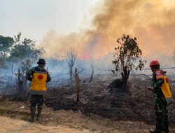 Kodim 1204/Sanggau-Sekadau Perkuat Sinergi Penanggulangan Karhutla Di Sekadau Hilir