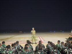 Danrem 121/Abw Sambut 200 Personel Dari Yonif TP 542/AW Kodam V/Brawijaya Atasi Karhutla Di Kalimantan Barat