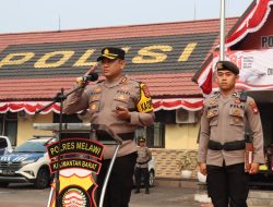 Polres Melawi Gelar Apel Pasukan Dan Satpras Opspol Kontingensi Aman Nusa II Karhutla Kapuas-2026