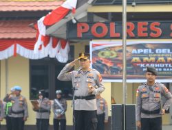 Polres Sambas Gelar Apel Pasukan Operasi Aman Nusa II Karhutla Kapuas 2026 Pastikan Kesiapsiagaan Hadapi Karhutla