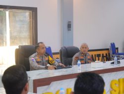 Kapolres Sintang Terima Tim Satgas Edukasi Karhutla Lemdiklat Polri