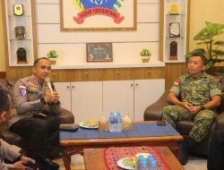 Tim Satgas Edukasi Karhutla STIK Lemdiklat Polri Silaturahmi Dengan Forkopimda Sintang