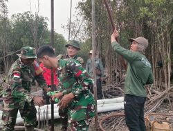 Laksanakan Instruksi Presiden Prabowo Subianto, Kodim 1206/Putussibau Bangun Sumur Bor Di Titik Hotspot Karhutla TNDS