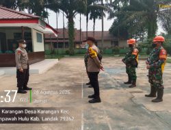 Cegah Karhutla Meluas Koramil 1210-02/Mempawah Hulu Gerak Cepat Pantau Hotspot Desa Seilaki