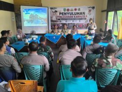 Tim Edukasi Lemdiklat Polri dan Mabes TNI Gencarkan Penyuluhan Kepada Warga Di Kecamatan Sajad Kabupaten Sambas