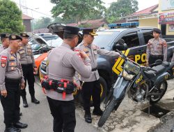 Kapolres Sambas Cek Sarana Dan Prasarana Pastikan Kesiapsiagaan Dalam Opspol Nusa II Karhutla Kapuas 2026