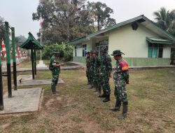 Tak Mengenal Libur Koramil Embaloh Hulu Gelar Apel Kesiapsiagaan Hadapi Ancaman Karhutla Di Wilayah Binaan