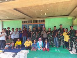Garda Terdepan Cegah Bencana Tim Satgas Karhutla Dan Kodim 1209/Bengkayang Gencarkan Edukasi Warga