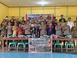 Bersinergi Atasi Karhutla Babinsa 1206-06/Putussibau Utara Wakili Danramil Hadiri Sosialisasi Dari Mabes Polri 