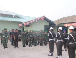 Tertib Dan Disiplin Kendaraan Prajurit Subdenpom XII/1-6 Putussibau Laksanakan Pemeriksaan Kendaraan Di Kodim 1206/Putussibau