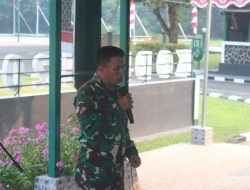 Usai Upacara Mingguan Kasdim 1206/Putussibau Tekankan Kesiapsiagaan Hadapi Dinamika Di Lapangan