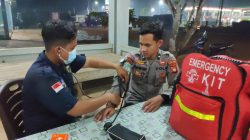 Peduli Kesehatan Warga Terdampak Karhutla Polres Kubu Raya Turun Langsung Berikan Pelayanan Kesehatan