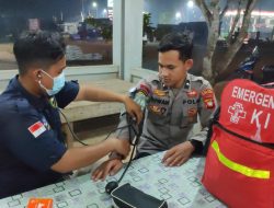 Peduli Kesehatan Warga Terdampak Karhutla Polres Kubu Raya Turun Langsung Berikan Pelayanan Kesehatan