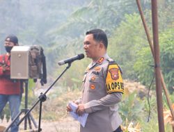 Panen Jagung 3 Hektare Polres Sambas Ajak Warga Perkuat Pangan Dan Cegah Karhutla