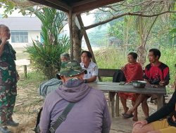 Tembus Kabut Dan Deru Debu Tim Penyuluh Menyusuri Desa Jasa Sampaikan Bahaya Karhutla
