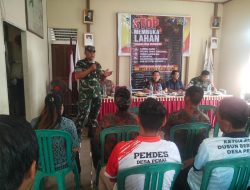 Cegah Karhutla Dari Tingkat Desa Tim Penyuluhan Mabes TNI Edukasi Masyarakat Penai