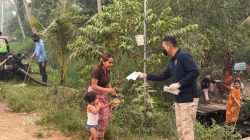 ‎‎Operasi Aman Nusa II Karhutla Subsatgas Dokkes Polda Kalbar Cek Kesehatan Personel Dan Warga Jl. Madusari Kubu Raya