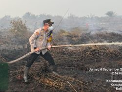 Deteksi Titik Hotspot Polsek Manis Mata Gerak Cepat Groundcheck Dan Padamkan Karhutla Di Sukaramai