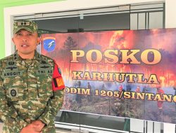 Hotspot Karhutla Menurun Dandim Sintang Tekankan Kecepatan Respons Dan Sinergi
