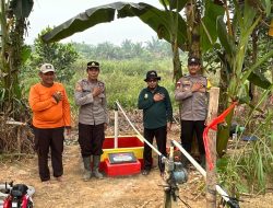 Polsek Subah Rampungkan Sumur Bor Di Desa Sabung Dukung Air Bersih Dan Penanganan Karhutla