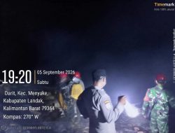 Tak Beri Celah Api Meluas Koramil 1210-05/Darit Patroli Karhutla Di Desa Mamek