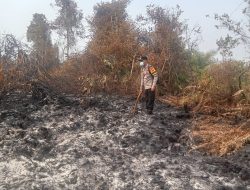 Wujud Kepedulian Nyata Polsek Ella Hilir Salurkan Sembako Untuk Warga Terdampak ISPA Akibat Kabut Asap Karhutla