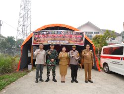 Cek Posko Tanggap Darurat Karhutla Kapolres Landak Pastikan Kesiapan Penanganan Bencana