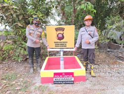Polres Ketapang Perkuat Penanggulangan Karhutla Dengan Pembangunan Sumur Bor Presisi Di Kecamatan Muara Pawan