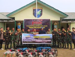 Perkuat Respons Hadapi Karhutla Kodim 1206/Putussibau Terima Sarpras Damkar Dari PT Karyamas Plantation