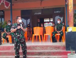 Satgas Karhutla TNI Gandeng Generasi Muda SMAN 1 Kayan Hilir 379 Siswa Antusias Ikuti Penyuluhan