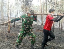 Karhutla Menurun Danramil Nanga Pinoh Perkuat Patroli Dan Pendinginan